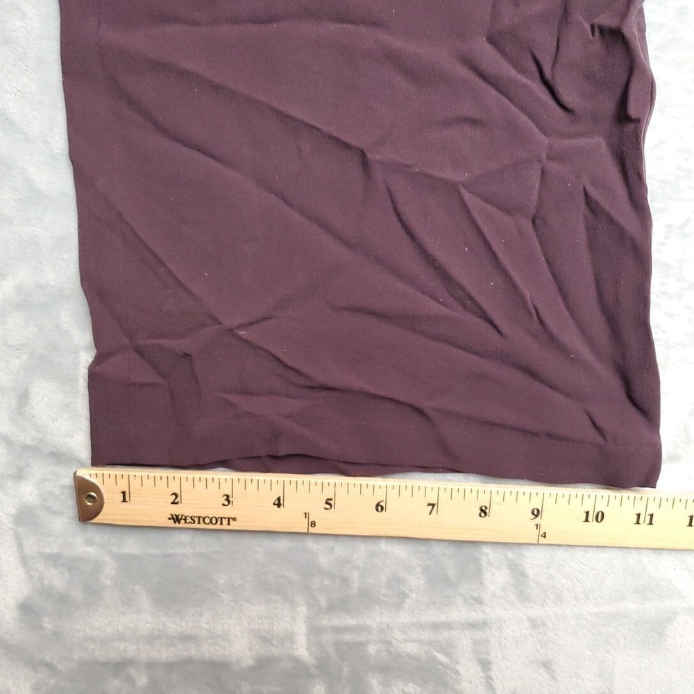Eileen Fisher Pants Women SP Purple Wide Leg Lounge Minimalist‎ Retro Classic - Picture 10 of 10